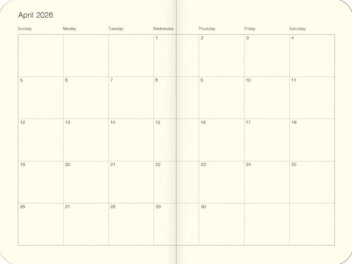 Vintage National Parks 2026 Weekly Planner – Bonsai Paper Co.