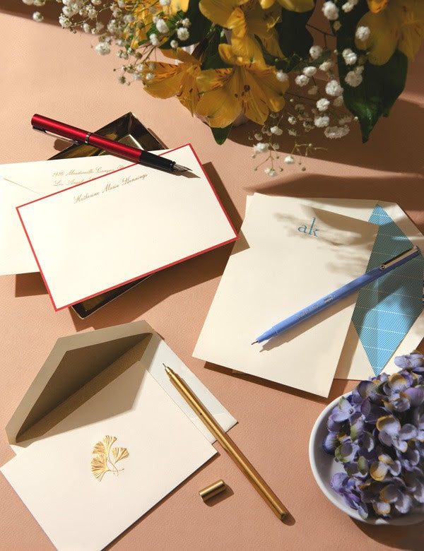 Personalized Notecards, Correspondence Cards & More | Crane Stationery ...