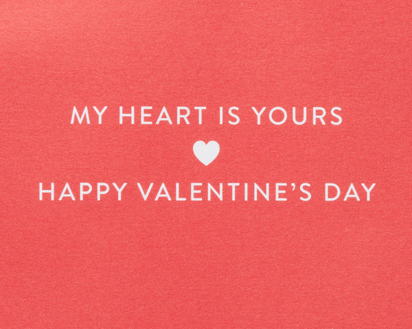 Heart Beat Valentine’s Day Card