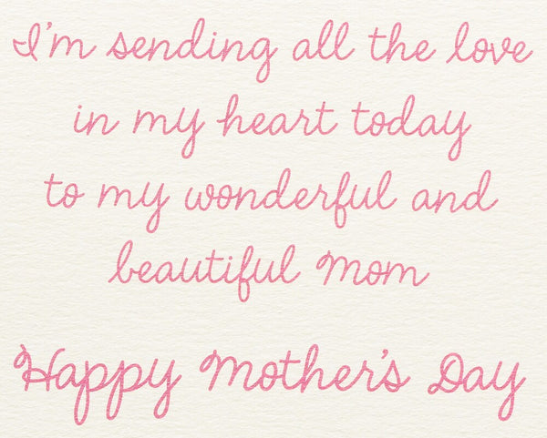 Flower Cascade Mother's Day Card (For Mom)