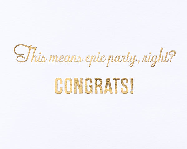 OMG Ring Engagement Card