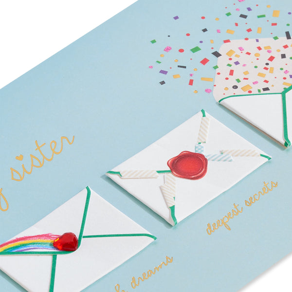 Little Notes Birthday Card (For Sister)