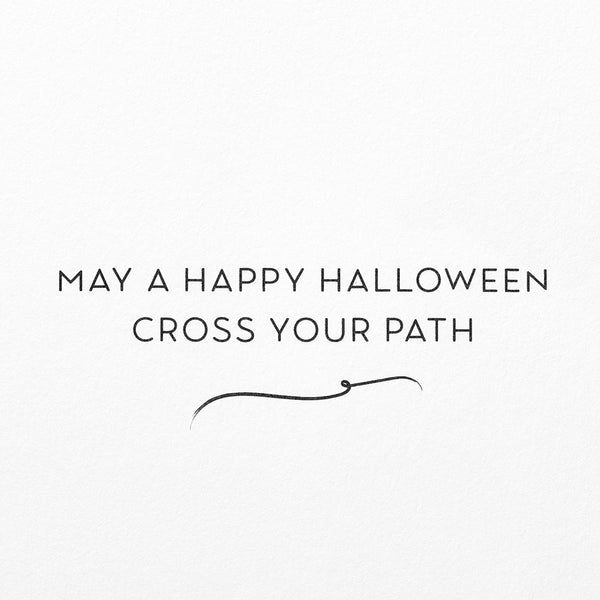 Black Cat Halloween Card