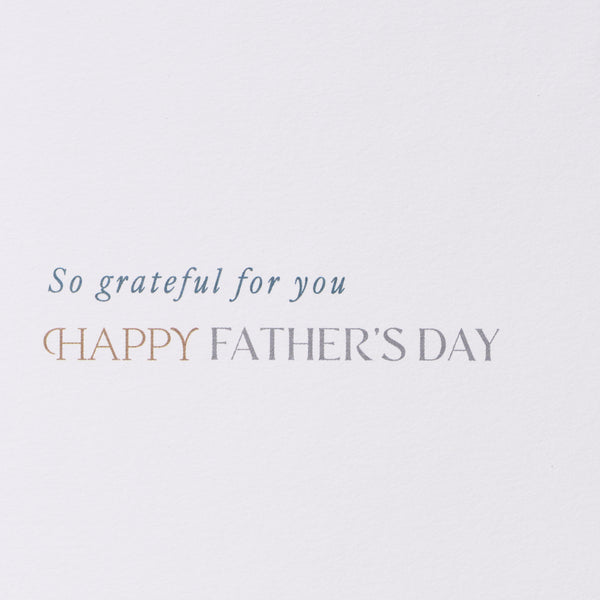 Bold Lettering Father’s Day Card