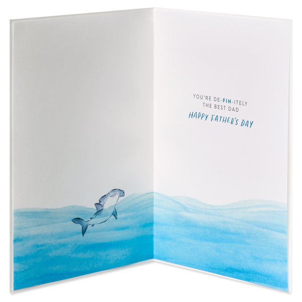 Watercolor Sharks Father’s Day Card