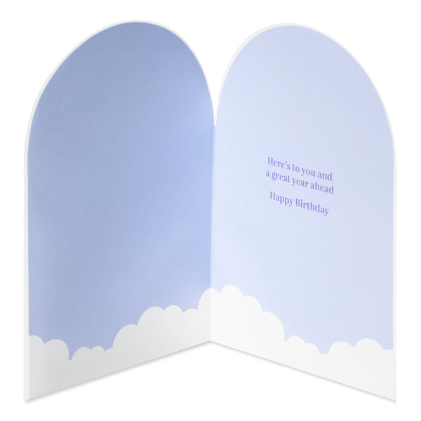 Die-Cut "Live The Life You Want To Live" Birthday Card