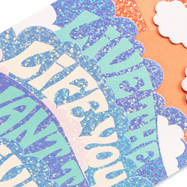 Die-Cut "Live The Life You Want To Live" Birthday Card