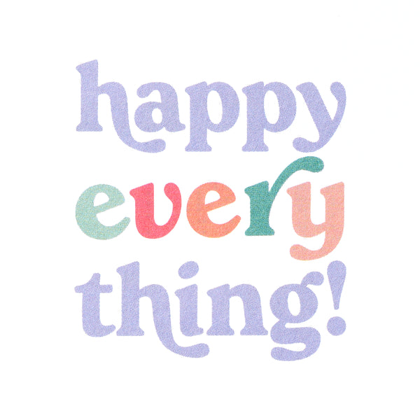 Festive "Everything" Birthday Card