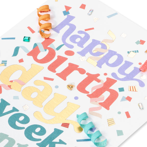 Festive "Everything" Birthday Card