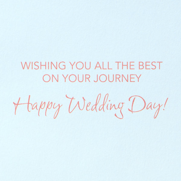 Illustrated "The Greatest Adventure" Wedding Card