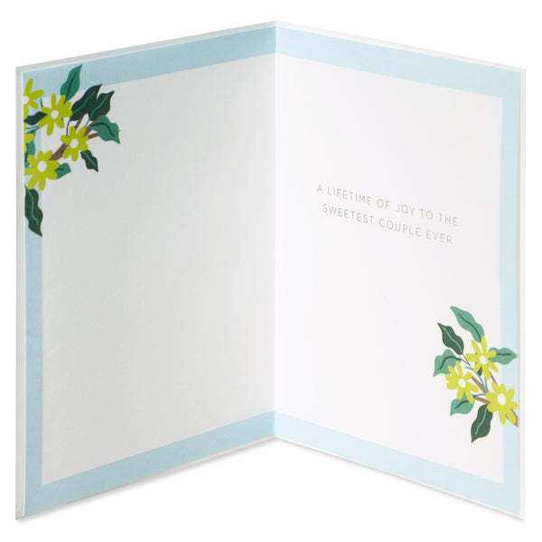 Lovebirds Wedding Card