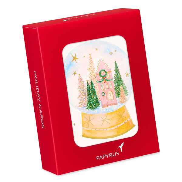 Ornate Snowglobe Holiday Boxed Cards (Set of 20)