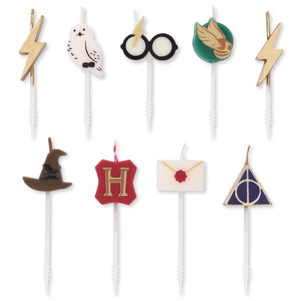 Harry Potter Icons Cake Birthday Candles (Set of 9)