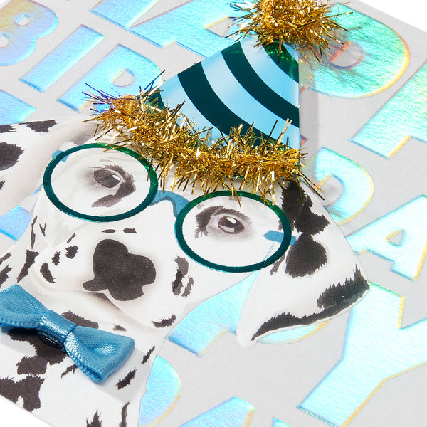 Dalmatian Party Birthday Card