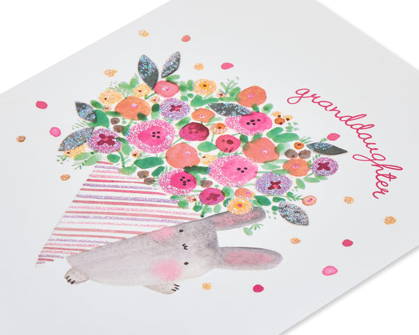 Bringer Of Flowers Birthday Card (Granddaughter)