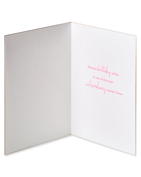 Watercolor Cake "Extraordinary Women" Birthday Card