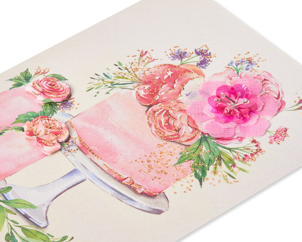 Watercolor Cake "Extraordinary Women" Birthday Card