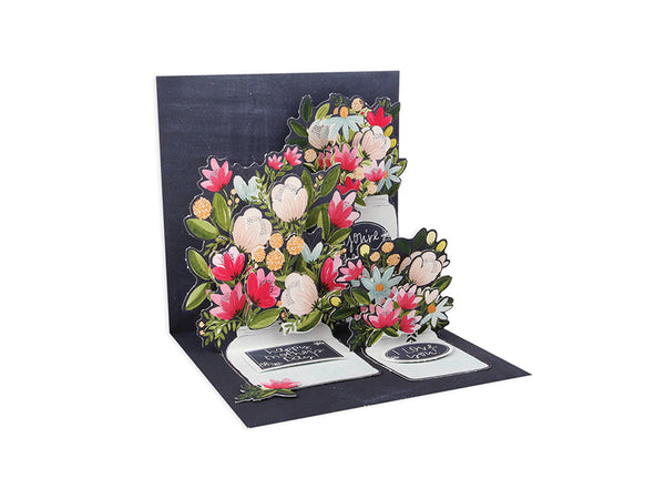 Pop-Up Mother's Day Mason Jars Card
