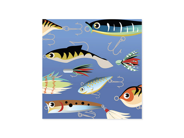 Pop-Up Fishing Lures Father's Day Card