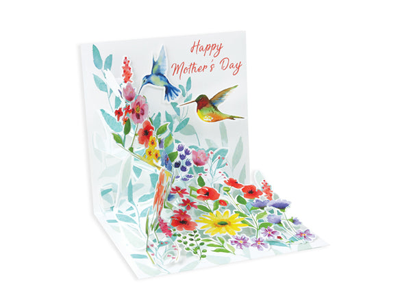 Pop-Up Mother's Day Hummingbirds Song Card
