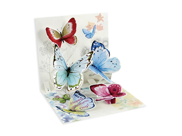 Pop-Up Butterflies of Spring Blank Card