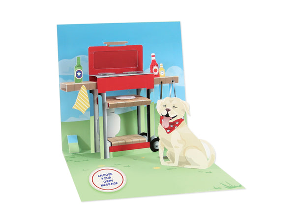 Pop-Up Grill Father's Day Card