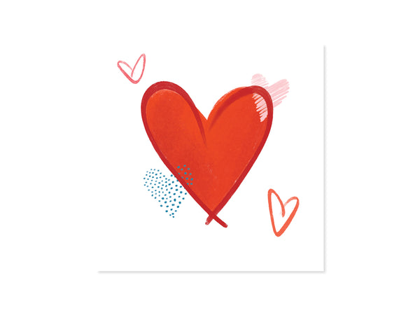 Pop-Up Colorful Hearts Valentine's Day Card