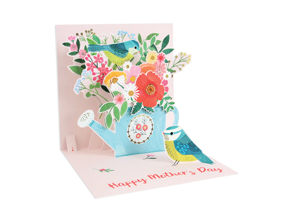 Pop-Up Mother's Day Flower Cart Card