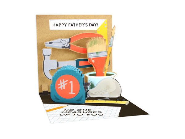 Pop-Up Measure Up Father's Day Card