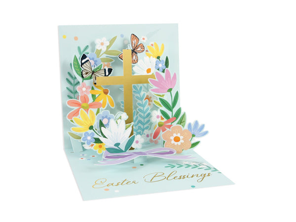 Pop-Up Spring Cross Easter Card