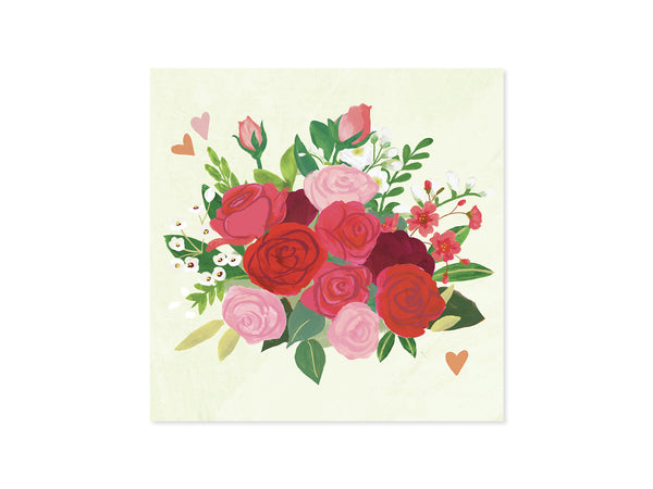 Pop-Up "Bouquet For You" Valentine's Day Card