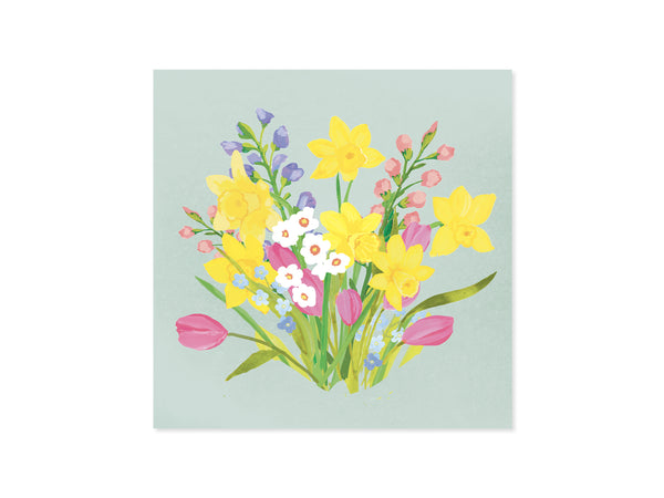 Pop-Up Daffodil Bouquet Easter Card