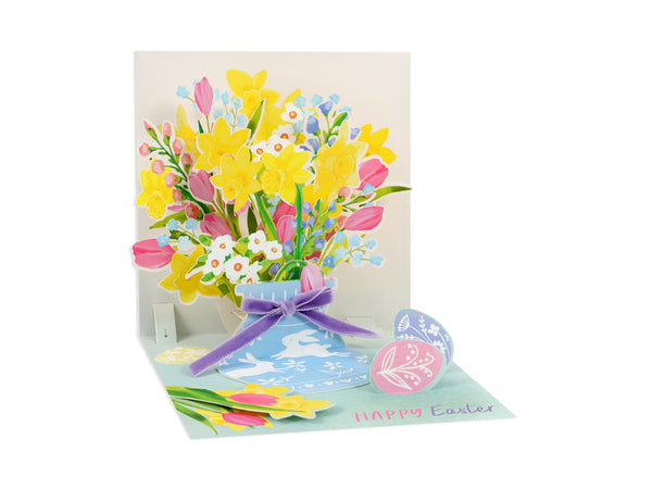 Pop-Up Daffodil Bouquet Easter Card