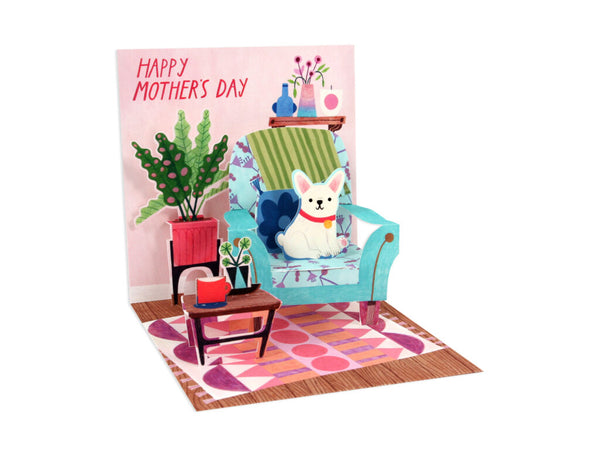 Pop-Up Mother's Day Dog Card
