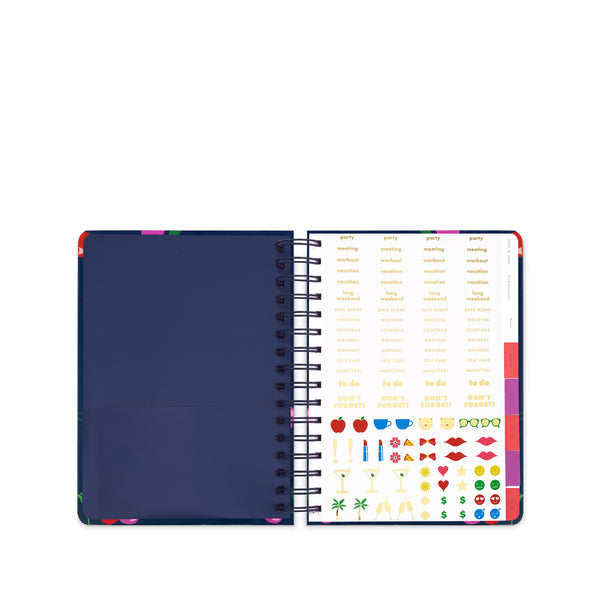 Wild Cherries 17 Month Large Planner