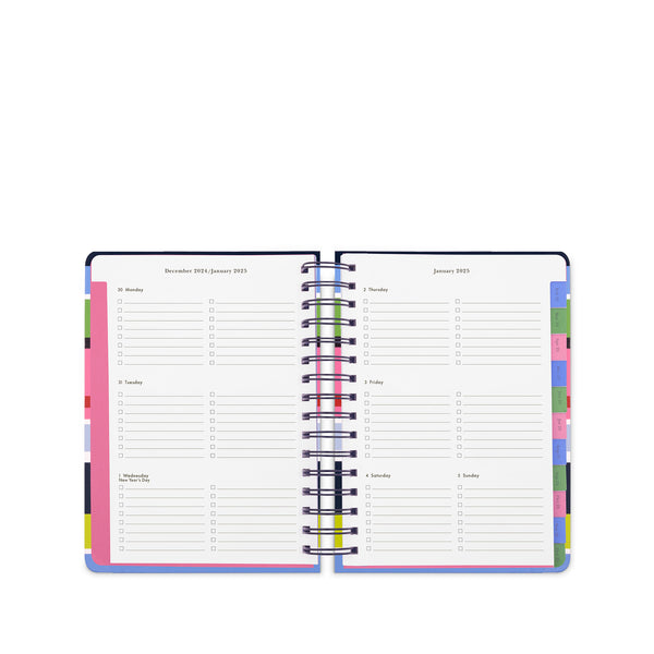 Sunny Day Stripes 17 Month Large Planner