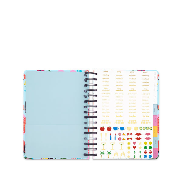 Safari Floral 17 Month Large Planner