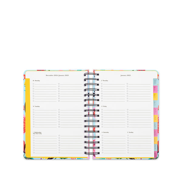 Safari Floral 17 Month Large Planner