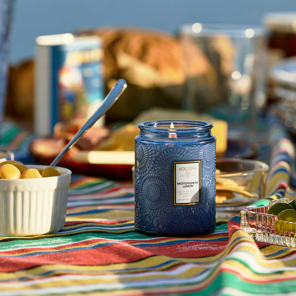 Mediterranean Lemon Coconut Wax Small Jar Candle