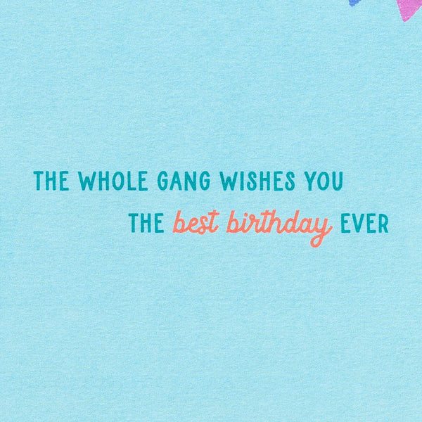 Peanuts Cake Birthday Card