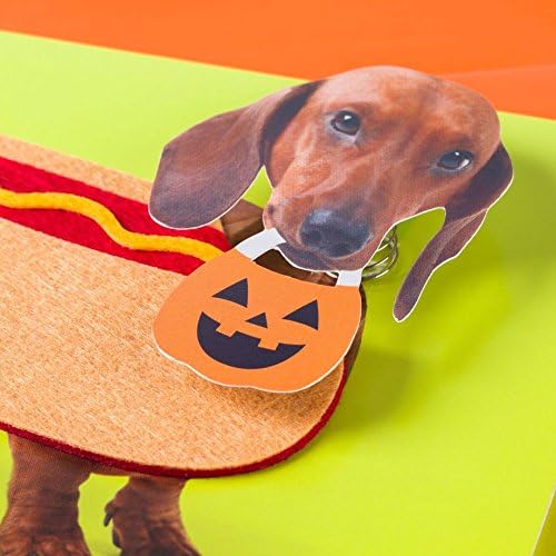 "Halloweenie Dog" Halloween Card