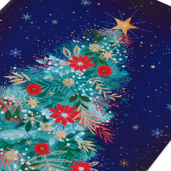 Floral Tree Prelude Christmas Boxed Cards (Set of 20)