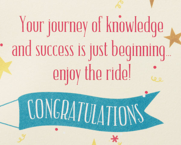 Airplane Graduation Card