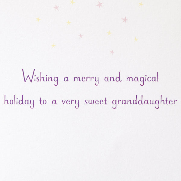 Sugar Plum Bunny Holiday Card (Granddaughter)