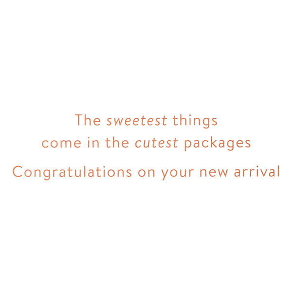 Baby Bear Onesie New Baby Card