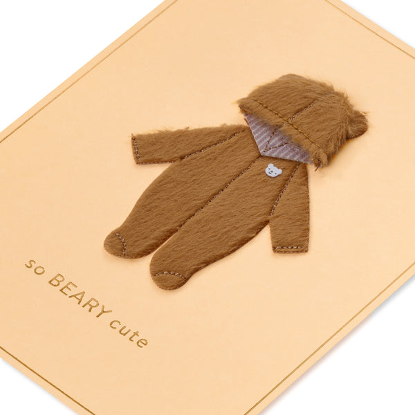 Baby Bear Onesie New Baby Card