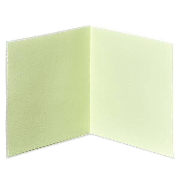 Dotted Butterfly On Blue Blank Card