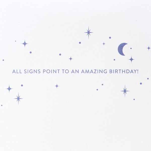 Astrology Spinner Birthday Card