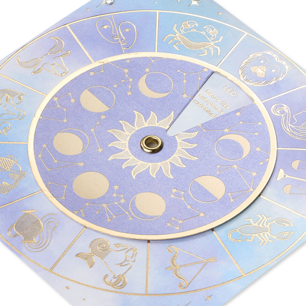 Astrology Spinner Birthday Card