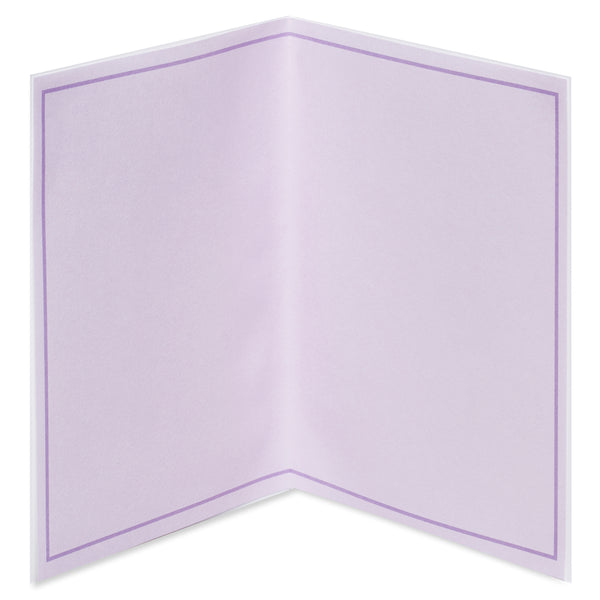 Gemmed Ombré Poodle Blank Card